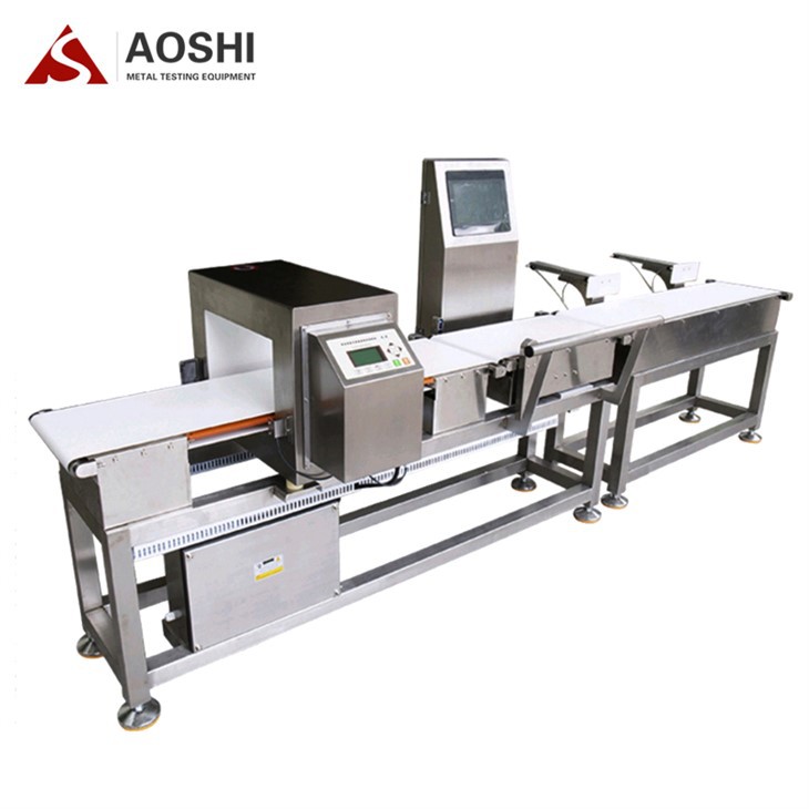 Metal Detector Online Weighing Machine Combined Machine